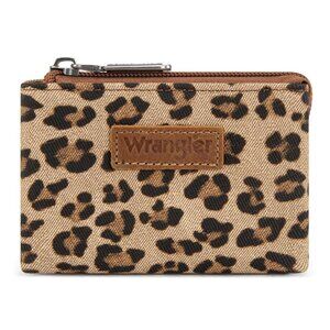 Wrangler Leopard Print Wallet with Double Compartments